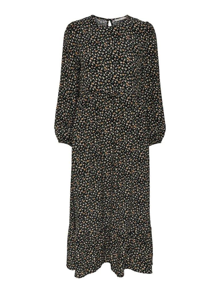 Only Amalie - Langærmet midi kjole - HUSET Men & Women