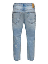 Only & Sons Avi - Beam tapered crop jeans - HUSET Men & Women