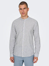 Only & Sons Caiden - Slimfit hørmix skjorte - HUSET Men & Women