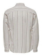 Only & Sons Caiden - Stribet skjorte i slim fit - HUSET Men & Women