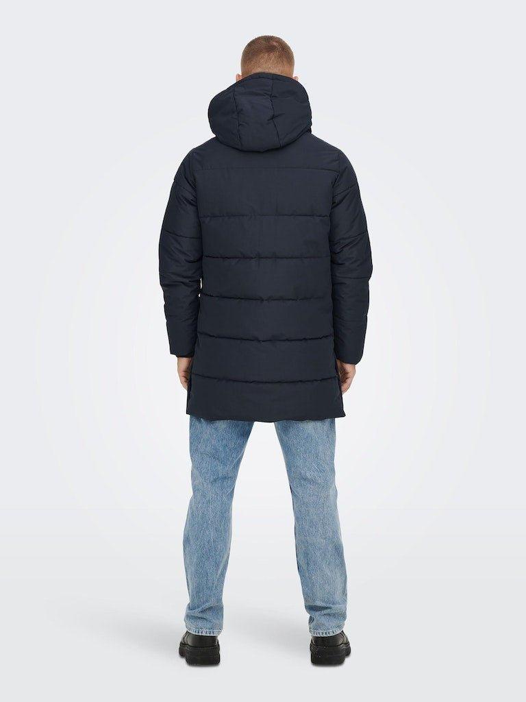Only & Sons Carl - Lang puffer jakke - HUSET Men & Women