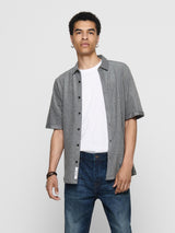 Only & Sons Cuton - Slimfit stretch skjorte - HUSET Men & Women