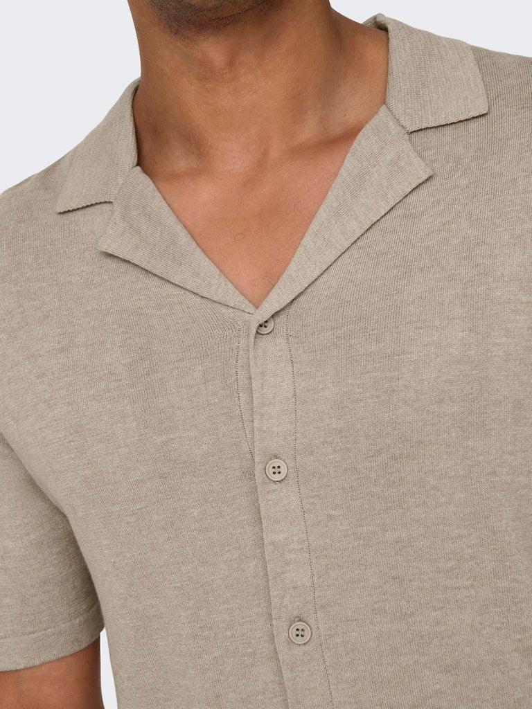 Only & Sons Dino - Strik polo cardigan - HUSET Men & Women
