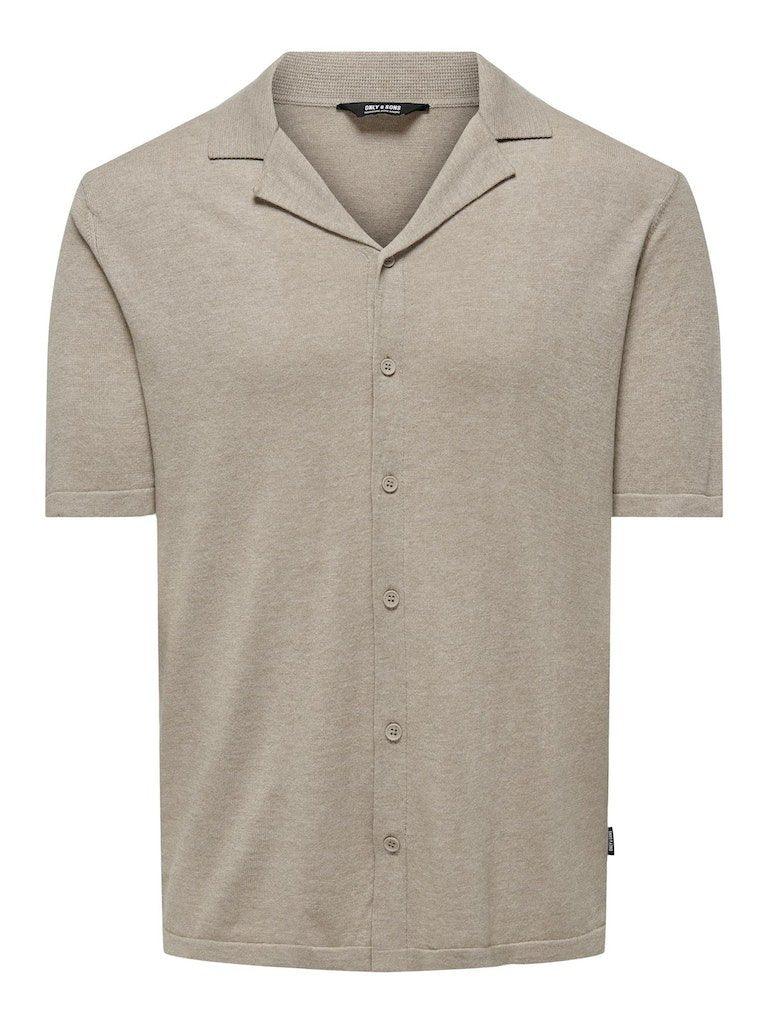 Only & Sons Dino - Strik polo cardigan - HUSET Men & Women