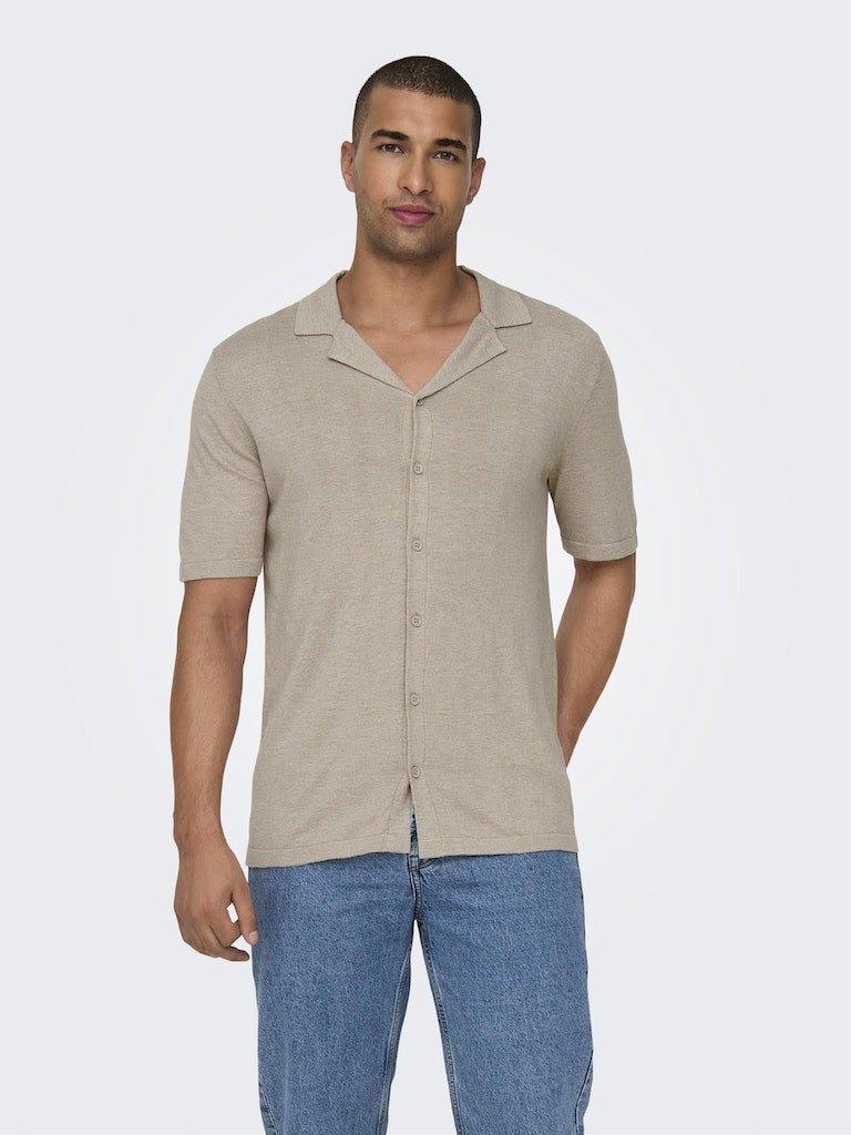 Only & Sons Dino - Strik polo cardigan - HUSET Men & Women