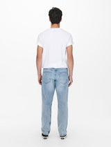 Only and Sons Edge 1416 - Lyseblå loose fit jeans - HUSET Men & Women