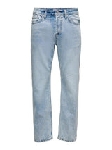 Only and Sons Edge 1416 - Lyseblå loose fit jeans - HUSET Men & Women