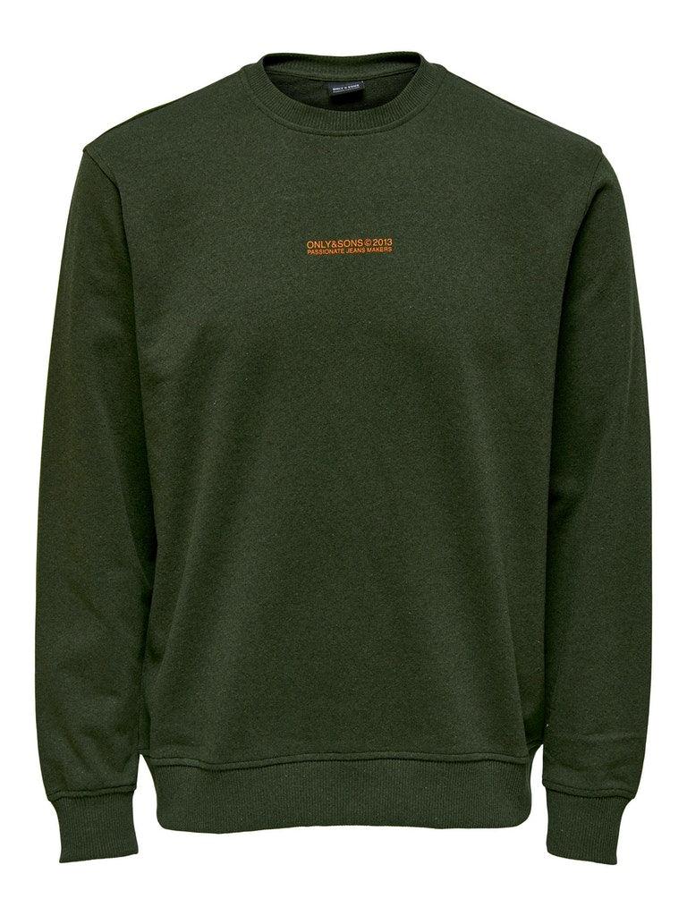 Only and Sons Elon - Logo crew neck sweat - HUSET Men & Women
