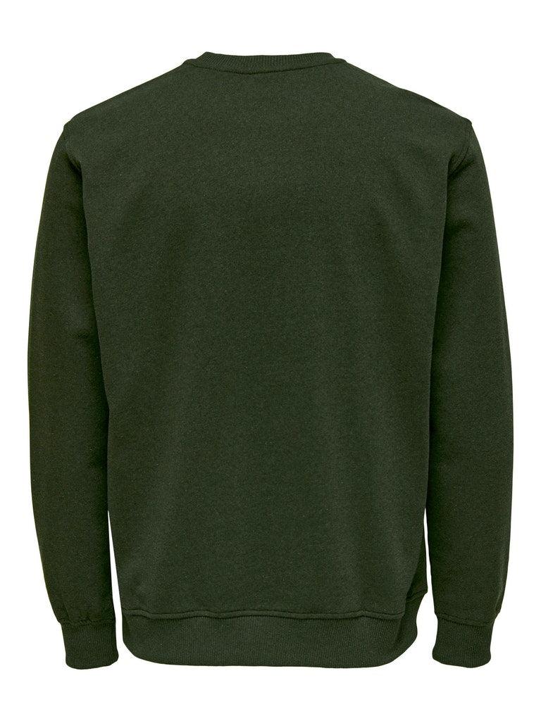Only and Sons Elon - Logo crew neck sweat - HUSET Men & Women