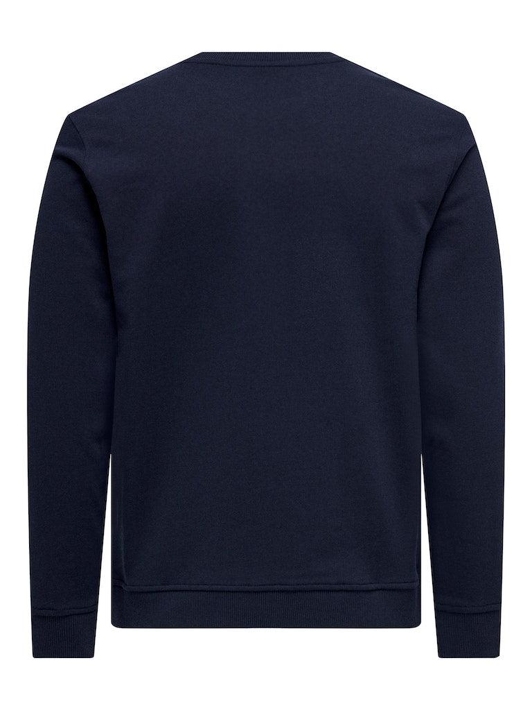 Only and Sons Elon - Logo crew neck sweat - HUSET Men & Women