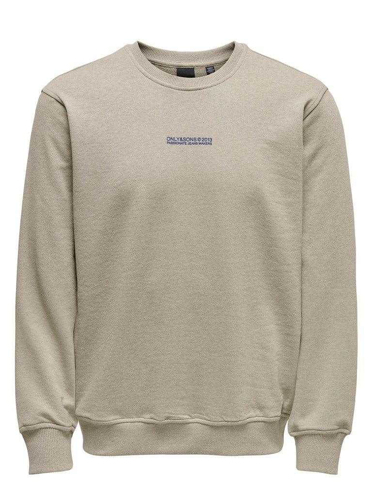 Only and Sons Elon - Logo crew neck sweat - HUSET Men & Women