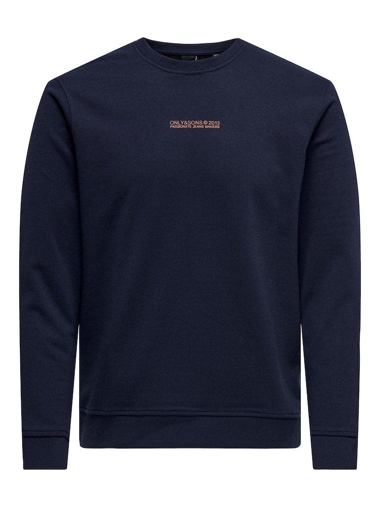 Only and Sons Elon - Logo crew neck sweat - HUSET Men & Women
