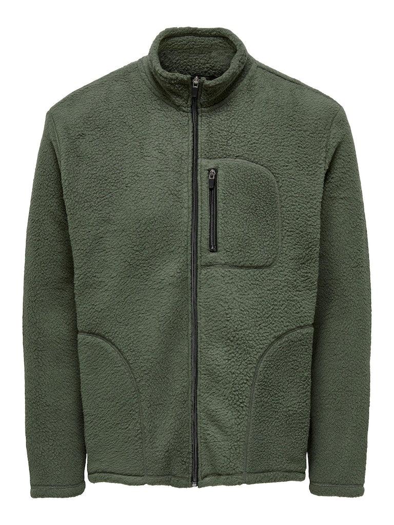 Only & Sons Eric - Fleece jakke i regular fit - HUSET Men & Women