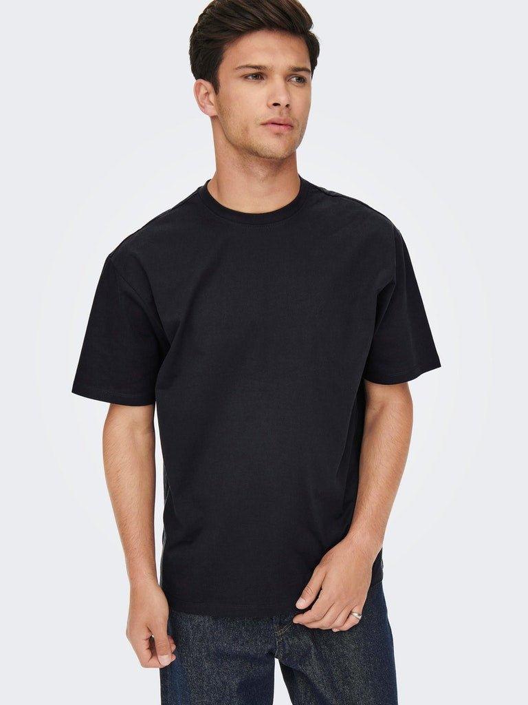 Only and Sons Fred - Relaxfit basis T-shirt - HUSET Men & Women