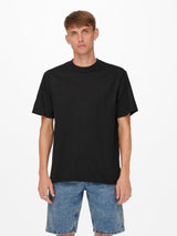 Only and Sons Fred - Relaxfit basis T-shirt - HUSET Men & Women