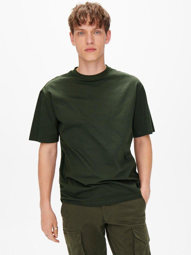 Only and Sons Fred - Relaxfit basis T-shirt - HUSET Men & Women