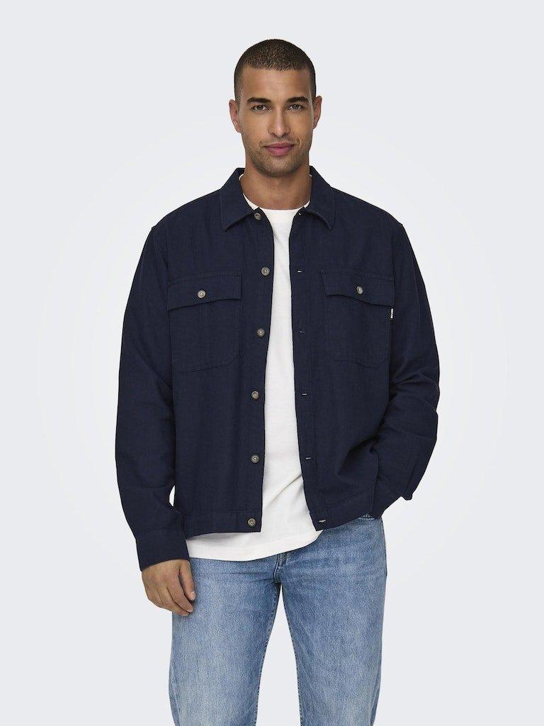 Only & Sons Kennet - Hørmix overshirt - HUSET Men & Women