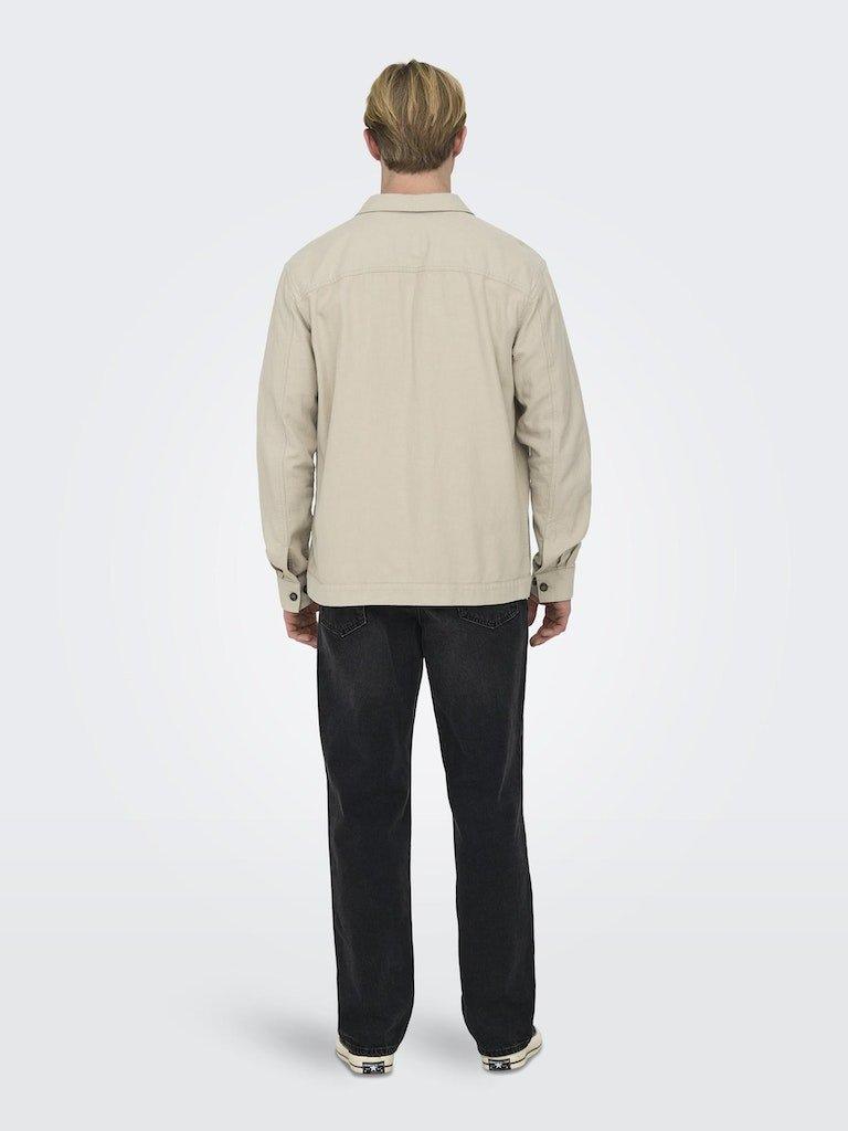 Only & Sons Kennet - Hørmix overshirt - HUSET Men & Women