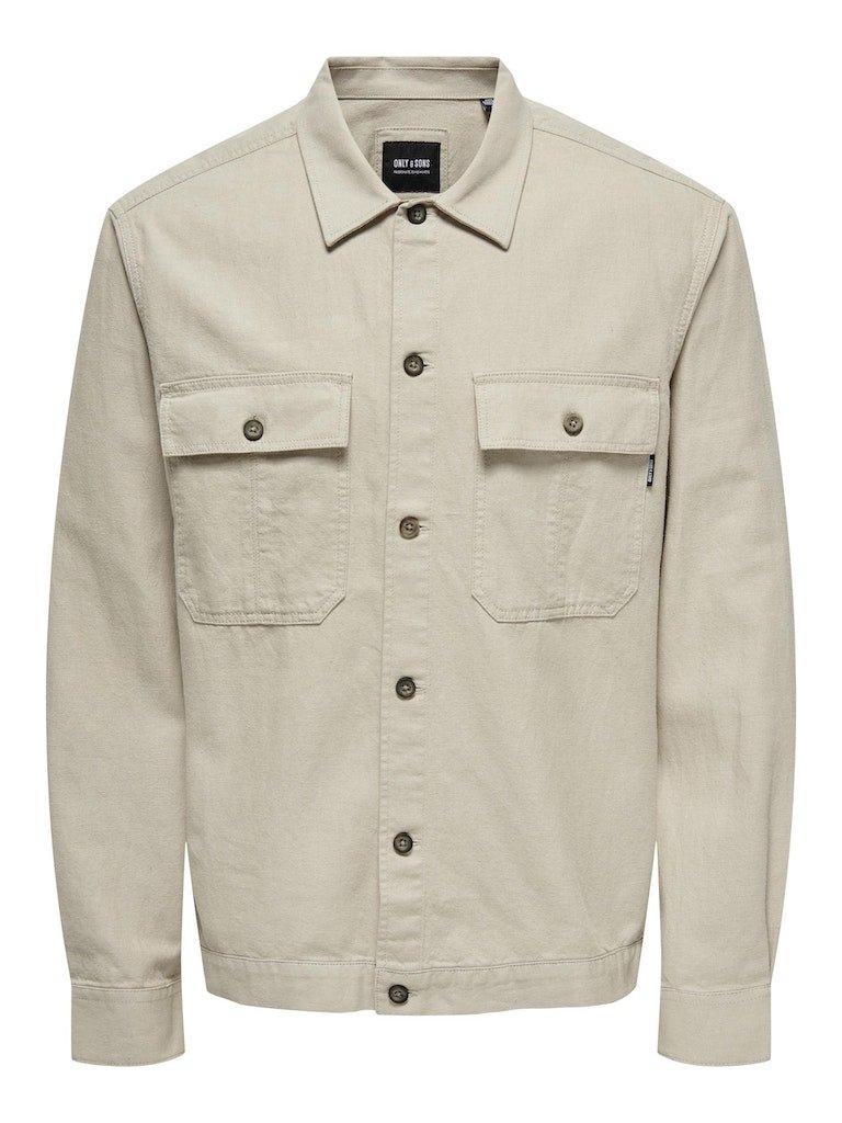 Only & Sons Kennet - Hørmix overshirt - HUSET Men & Women