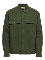 Only & Sons Kennet - Overshirt m. hør - HUSET Men & Women