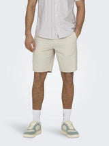Only & Sons Leo Life - Seersucker shorts - HUSET Men & Women