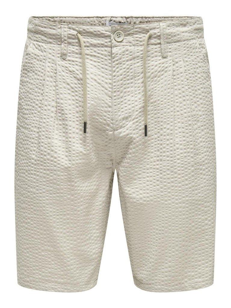 Only & Sons Leo Life - Seersucker shorts - HUSET Men & Women