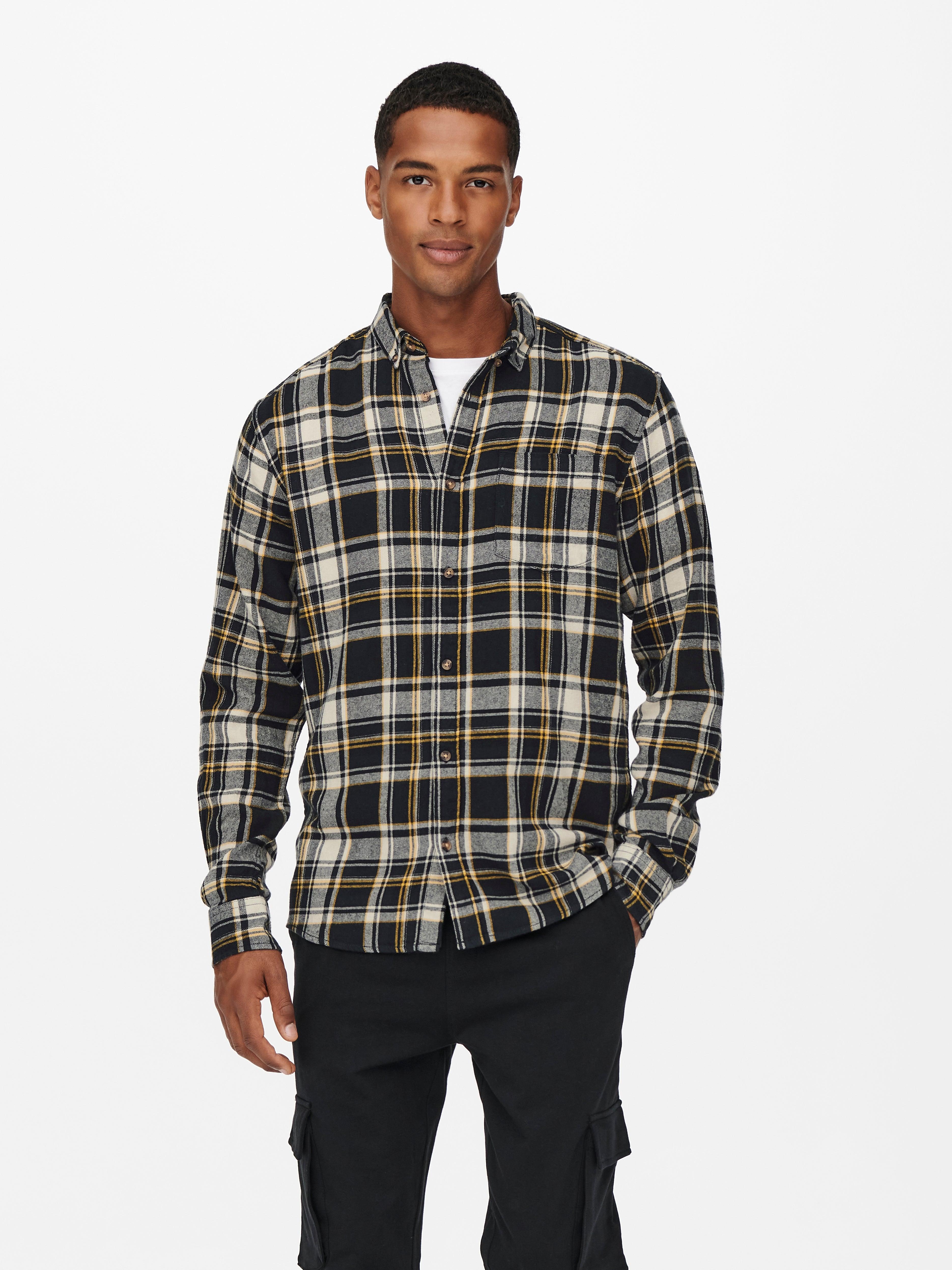 Only & Sons Life Flannel - Slimfit Skjorte - HUSET Men & Women