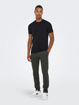 Only & Sons Mark - sildebensmønstrede Comfort pants - HUSET Men & Women