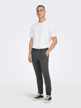 Only & Sons Mark - sildebensmønstrede Comfort pants - HUSET Men & Women