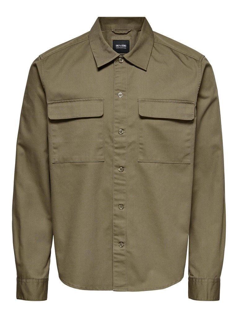 Only and Sons Matti - Twill overshirt - HUSET Men & Women