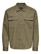 Only and Sons Matti - Twill overshirt - HUSET Men & Women