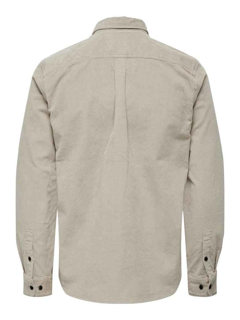 Only & Sons New Terry - Fløjelsskjorte i regular fit - HUSET Men & Women