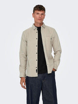 Only & Sons New Terry - Fløjelsskjorte i regular fit - HUSET Men & Women