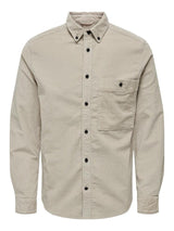 Only & Sons New Terry - Fløjelsskjorte i regular fit - HUSET Men & Women