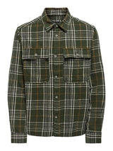 Only & Sons Scott - Ternet flannel overshirt - HUSET Men & Women