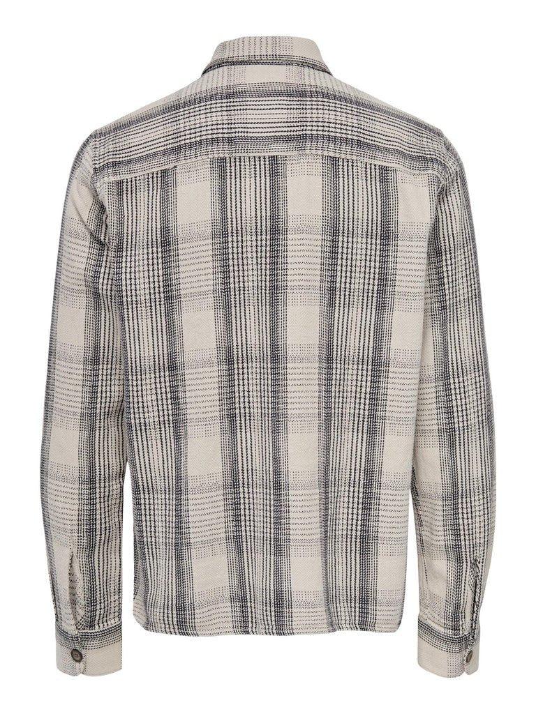 Only and Sons Scott - Ternet loose fit overshirt - HUSET Men & Women