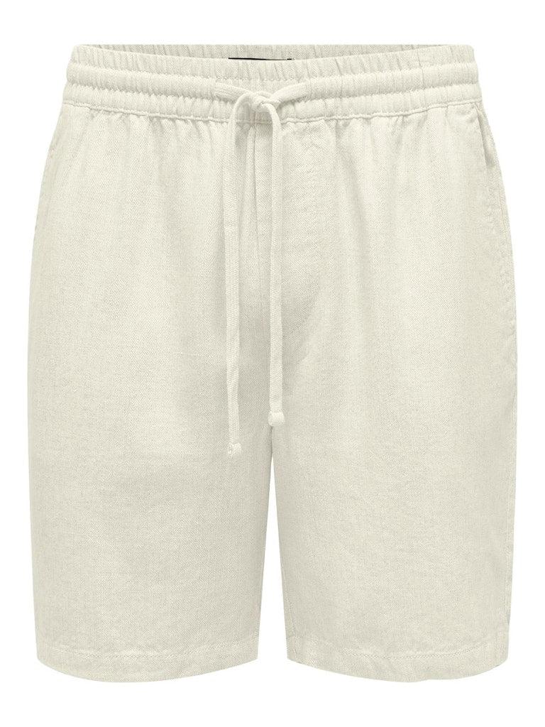 Only & Sons Tel - Shorts m. hør - HUSET Men & Women