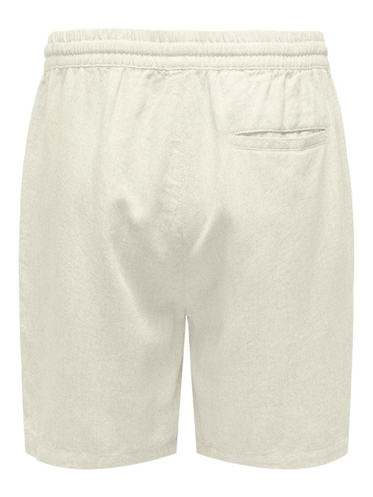 Only & Sons Tel - Shorts m. hør - HUSET Men & Women