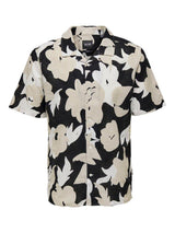 Only & Sons Trev - Kortærmet hør skjorte i regular fit - HUSET Men & Women