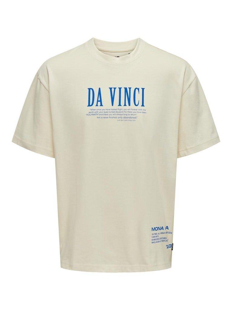 Only & Sons Vinci Life - T-shirt med print - HUSET Men & Women