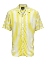 Only and Sons Wayne - Stribet viskose skjorte - HUSET Men & Women