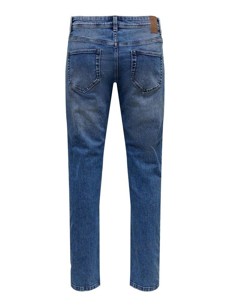 Only and Sons Weft - Blå Regularfit jeans - HUSET Men & Women