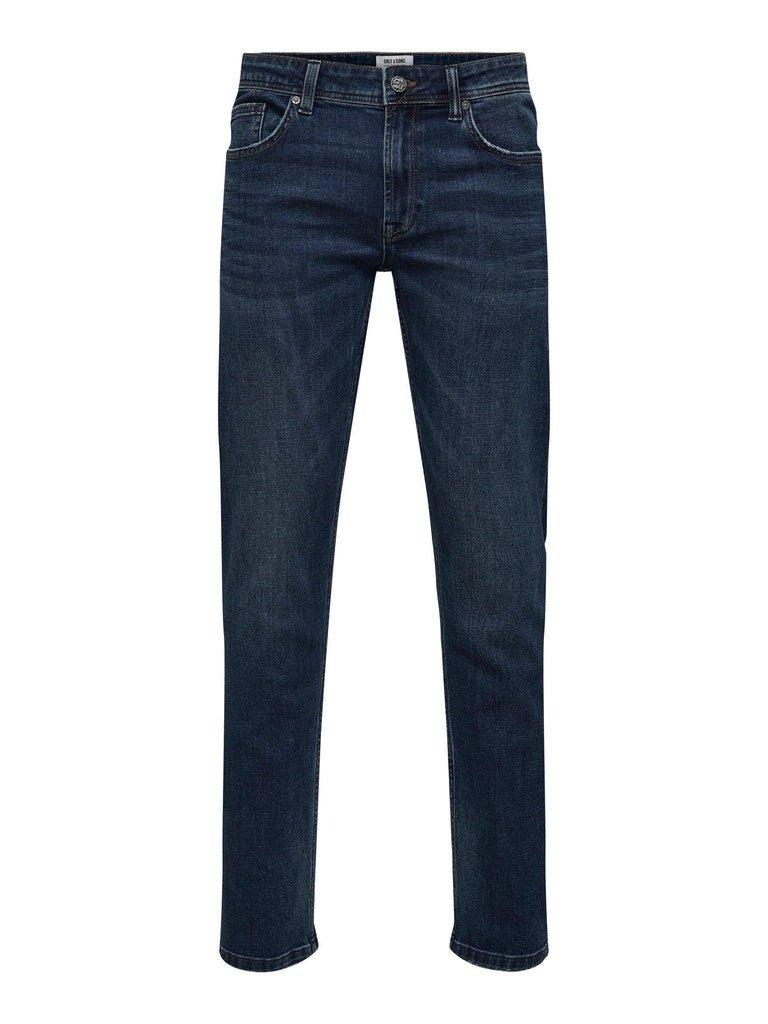 Only and Sons Weft - Mørkeblå Regularfit jeans - HUSET Men & Women