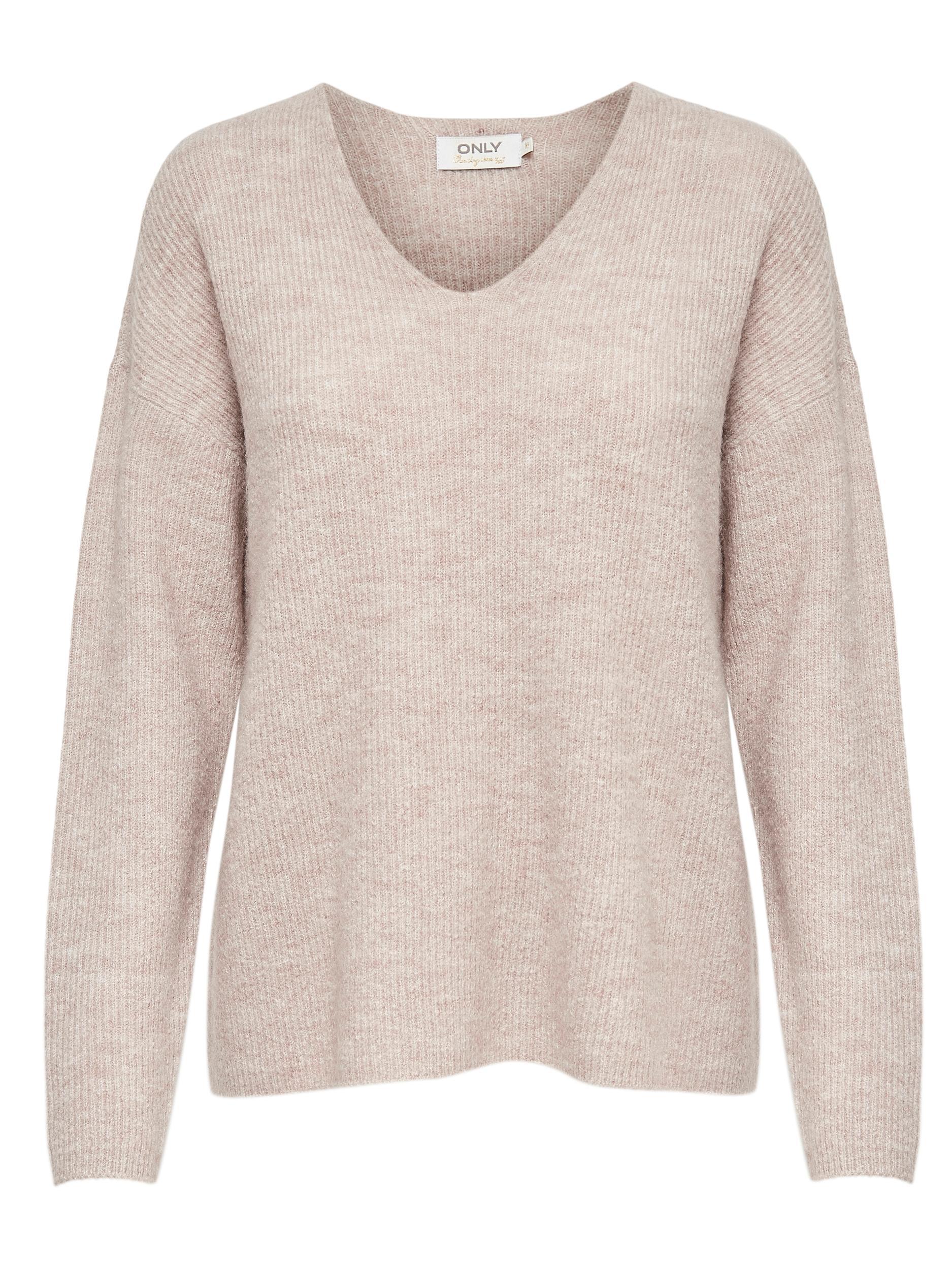 Only Camilla - V-hals pullover strik - HUSET Men & Women