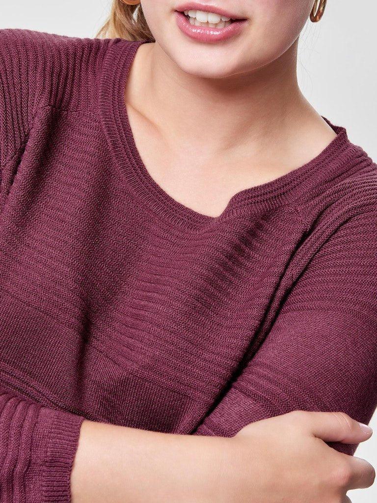 Only Caviar - Striktrøje med struktur - HUSET Men & Women