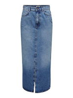 Only Cilla - Lang denim nederdel - HUSET Men & Women (8528437576027)