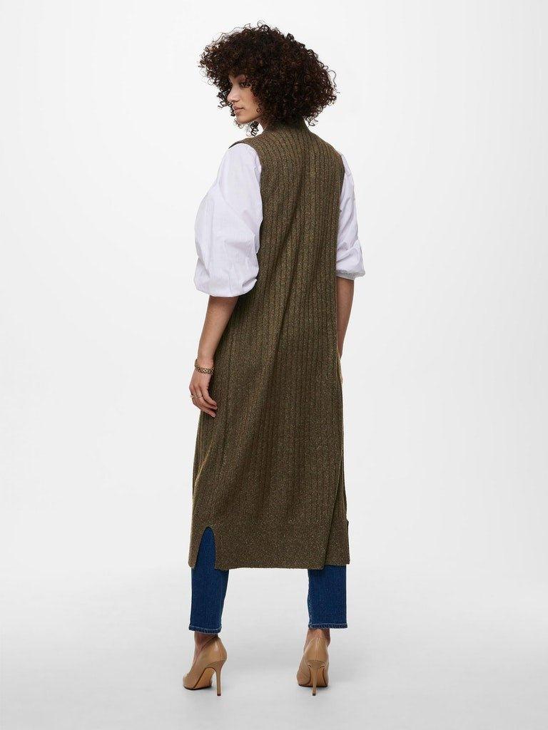 Only Dolly - Rib maxi vest kjole - HUSET Men & Women