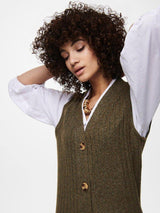 Only Dolly - Rib maxi vest kjole - HUSET Men & Women