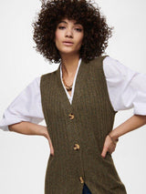 Only Dolly - Rib maxi vest kjole - HUSET Men & Women