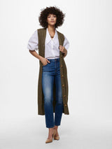 Only Dolly - Rib maxi vest kjole - HUSET Men & Women